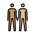 men holding hands, medium skin tone, medium-light skin tone